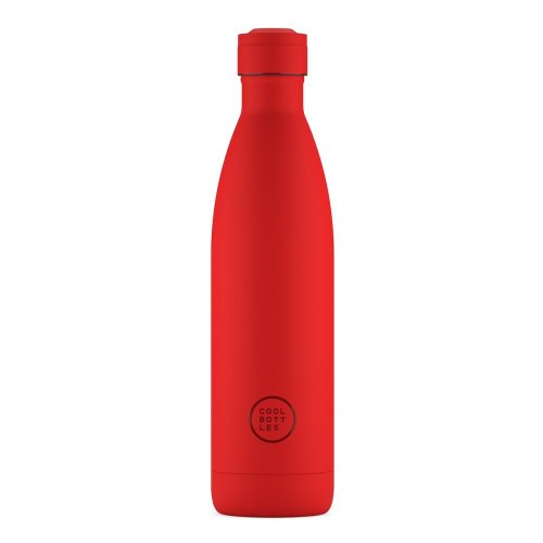 Termo fľaša z nerezovej ocele COOL BOTTLES Vivid Red trojvrstvová 750 ml