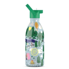 Dětská nerezová termolahev COOL BOTTLES Kids Outdoor Adventure třívrstvá 500 ml 3D