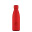 Termo fľaša z nerezovej ocele COOL BOTTLES Vivid Red trojvrstvová 350 ml