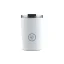 Nerezový termohrnek COOL BOTTLES Mono White třívrstvý 330ml
