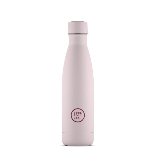 Termo fľaša z nerezovej ocele COOL BOTTLES Pastel Pink trojvrstvová 500 ml