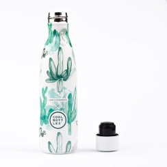 Nerezová termolahev COOL BOTTLES Xclusive! Watercolor Cactus třívrstvá 500 ml