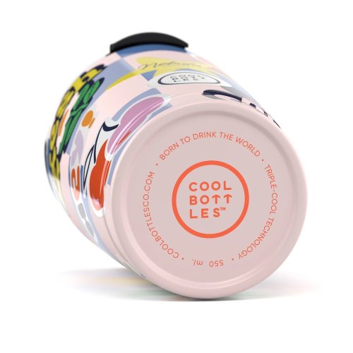 Nerezový termohrnček Cool Bottles Xclusive! Nébula - Sticker Fever 550 ml