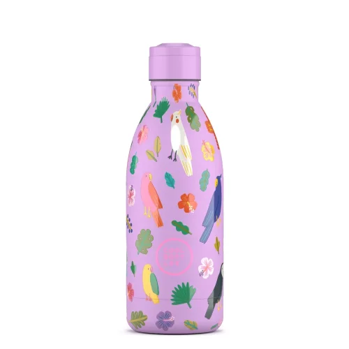 Detská termo fľaša z nerezovej ocele COOL BOTTLES Kids Fly Free trojvrstvová 500 ml 3D