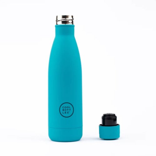 Nerezová termolahev COOL BOTTLES Vivid Turquoise třívrstvá 500ml