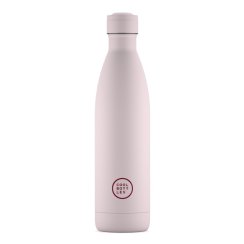 Nerezová termolahev COOL BOTTLES Pastel Pink třívrstvá 750 ml