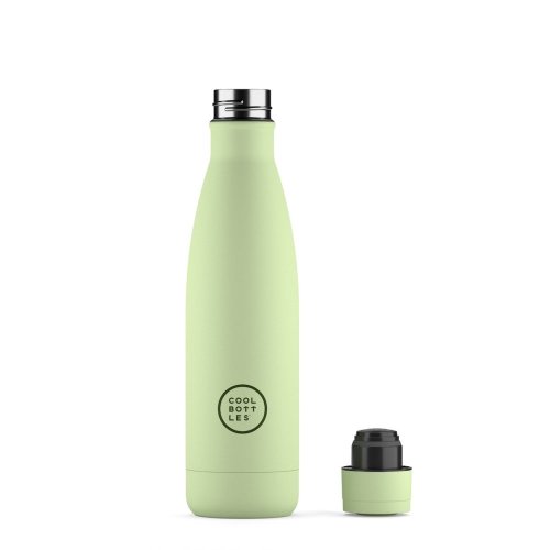 Termo fľaša z nerezovej ocele COOL BOTTLES Pastel Green trojvrstvová 500 ml