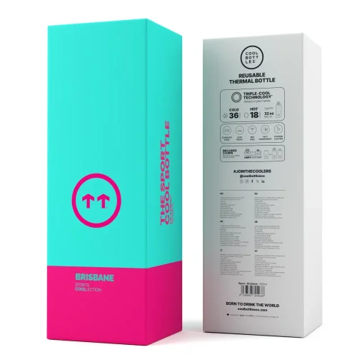 Nerezová termolahev Cool Bottles Sport Brisbane 950 ml