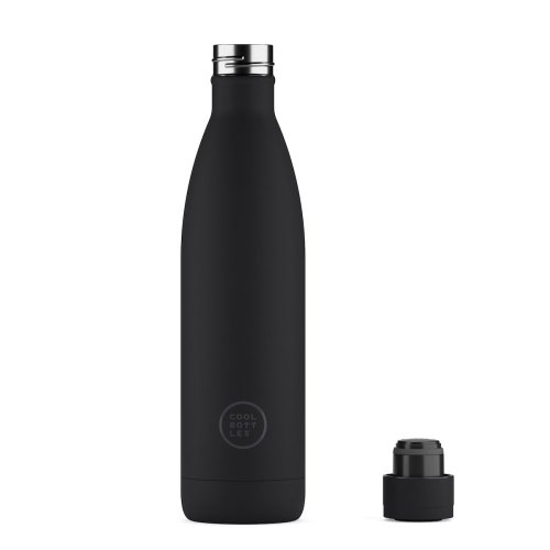 Nerezová termolahev COOL BOTTLES Mono Black třívrstvá 750 ml