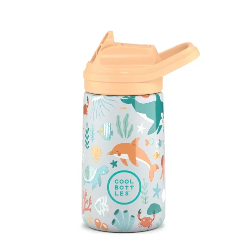 Dětská nerezová termoláhev COOL BOTTLES Kiddie Underwater World 350 ml 3D
