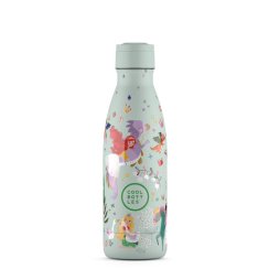 Detská termo fľaša z nerezovej ocele COOL BOTTLES Kids Princess Kingdom trojvrstvová 350 ml 3D