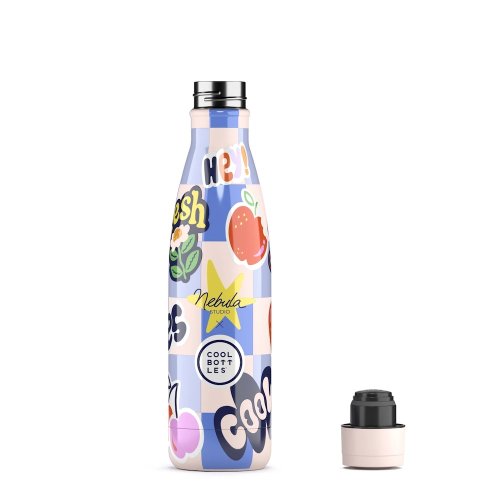 Nerezová termofľaša Cool Bottles Xclusive! Sticker Fever trojvrstvová 500 ml