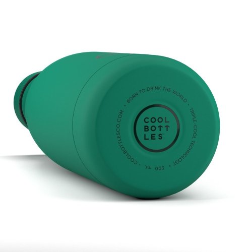 Termo fľaša z nerezovej ocele COOL BOTTLES Vivid Quetzal trojvrstvová 350 ml