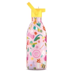 Detská termo fľaša z nerezovej ocele COOL BOTTLES Kids Bug Life trojvrstvová 500 ml 3D