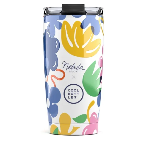 Nerezový termohrnek Cool Bottles Xclusive! Nébula - Floral Madness 550 ml
