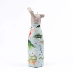 Dětská nerezová termolahev COOL BOTTLES Kids Dinos Planet třívrstvá 260ml 3D