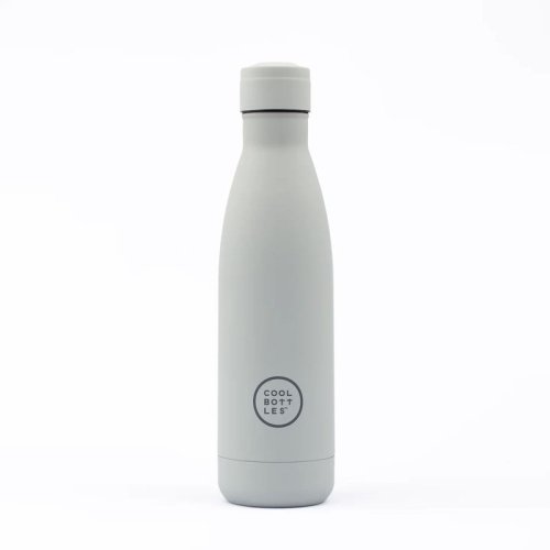Nerezová termolahev COOL BOTTLES Pastel Grey třívrstvá 500ml