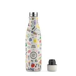 Nerezová termolahev Cool Bottles Xclusive! Good Vibes třívrstvá 500 ml