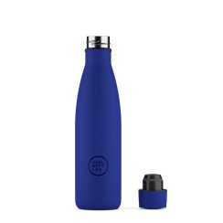 Termo fľaša z nerezovej ocele COOL BOTTLES Vivid Blue trojvrstvová 500 ml