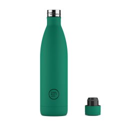 Termo fľaša z nerezovej ocele COOL BOTTLES Vivid Quetzal trojvrstvová 750 ml