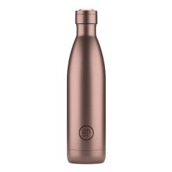 Nerezová termolahev COOL BOTTLES Metallic Rose třívrstvá 750 ml