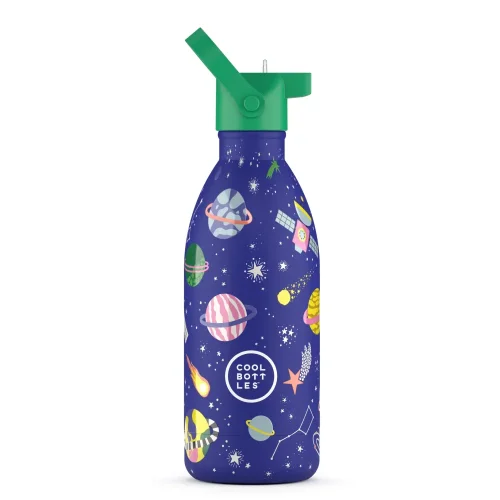 Dětská nerezová termolahev COOL BOTTLES Kids Stellar Journey třívrstvá 500 ml 3D