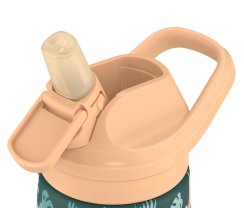 Víčko se silikonovým náustkem Cool Bottles Kiddie Cap 350 ml apricot