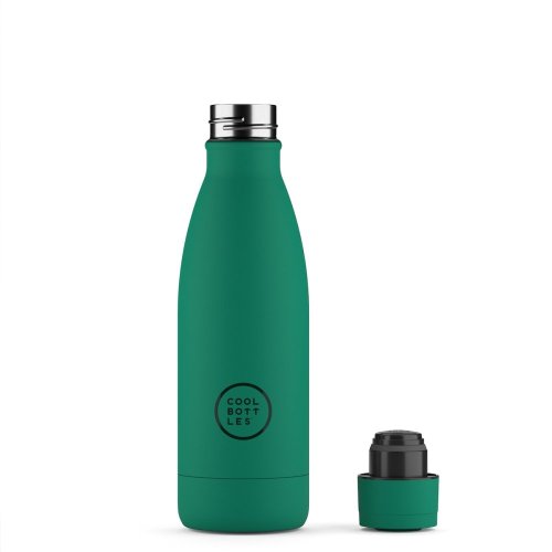 Termo fľaša z nerezovej ocele COOL BOTTLES Vivid Quetzal trojvrstvová 350 ml