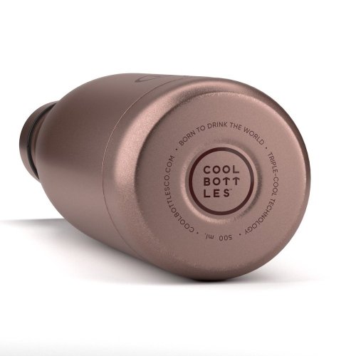 Nerezová termolahev COOL BOTTLES Metallic Rose třívrstvá 500 ml