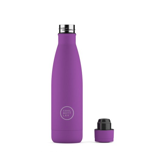 Termo fľaša z nerezovej ocele COOL BOTTLES Vivid Violet trojvrstvová 500 ml