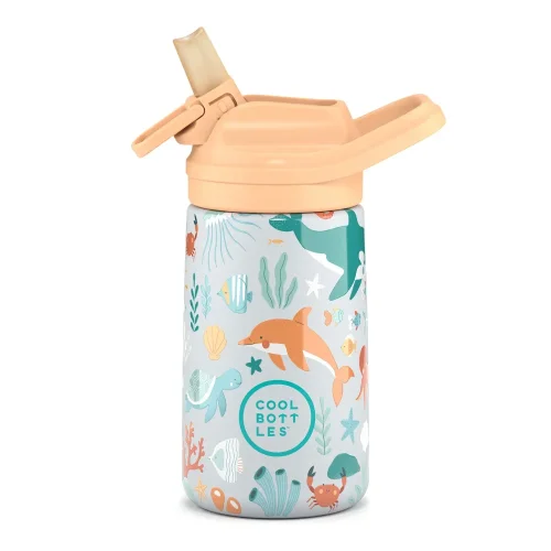 Dětská nerezová termoláhev COOL BOTTLES Kiddie Underwater World 350 ml 3D