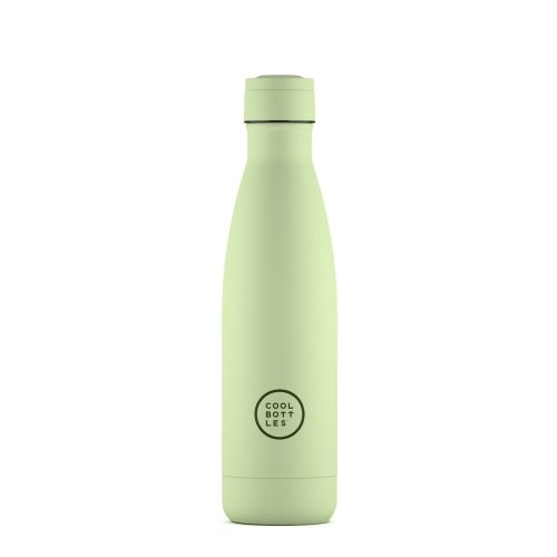 Termo fľaša z nerezovej ocele COOL BOTTLES Pastel Green trojvrstvová 500 ml