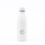 Nerezová termolahev COOL BOTTLES Mono White třívrstvá 350ml