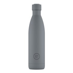 Termo fľaša z nerezovej ocele COOL BOTTLES Pastel Grey trojvrstvová 750 ml