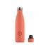 Termo fľaša z nerezovej ocele COOL BOTTLES Pastel Coral trojvrstvová 500 ml