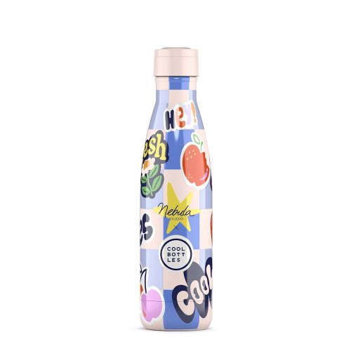 Nerezová termofľaša Cool Bottles Xclusive! Sticker Fever trojvrstvová 500 ml
