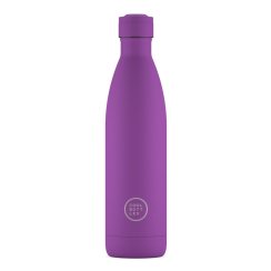 Termo fľaša z nerezovej ocele COOL BOTTLES Vivid Violet trojvrstvová 750 ml