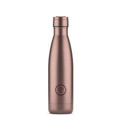 Nerezová termolahev COOL BOTTLES Metallic Rose třívrstvá 500 ml