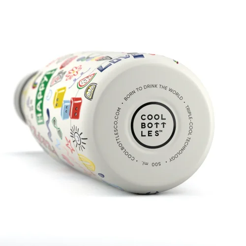 Nerezová termolahev Cool Bottles Xclusive! Good Vibes třívrstvá 500 ml