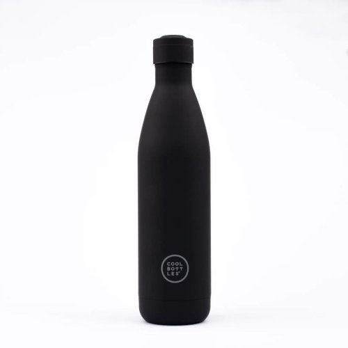 Nerezová termolahev COOL BOTTLES Mono Black třívrstvá 750ml