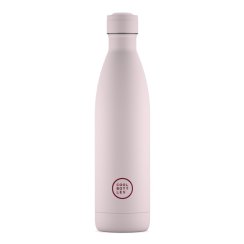 Termo fľaša z nerezovej ocele COOL BOTTLES Pastel Pink trojvrstvová 750 ml