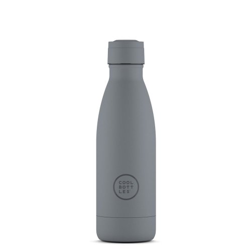 Nerezová termolahev COOL BOTTLES Pastel Grey třívrstvá 350 ml