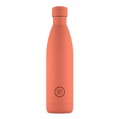 Nerezová termolahev COOL BOTTLES Pastel Coral třívrstvá 750 ml