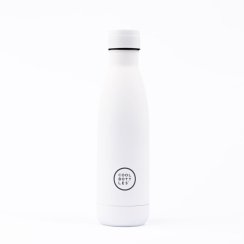 Nerezová termolahev COOL BOTTLES Mono White třívrstvá 500ml