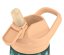 Viečko so silikónovým náustkom Cool Bottles Kiddie Cap 350 ml apricot