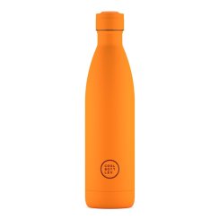 Termo fľaša z nerezovej ocele COOL BOTTLES Vivid Orange trojvrstvová 750 ml