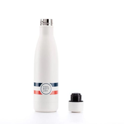 Nerezová termolahev COOL BOTTLES Xclusive! Pure White třívrstvá 500 ml