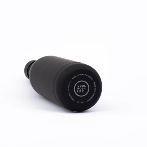 Nerezová termolahev COOL BOTTLES Mono Black třívrstvá 750ml