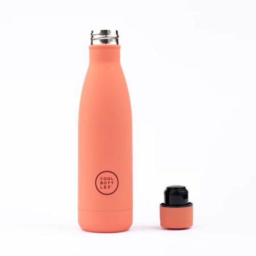 Nerezová termolahev COOL BOTTLES Pastel Coral třívrstvá 500ml