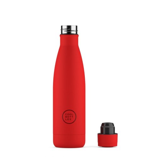 Nerezová termolahev COOL BOTTLES Vivid Red třívrstvá 500 ml